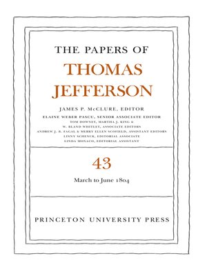 cover image of The Papers of Thomas Jefferson, Volume 43